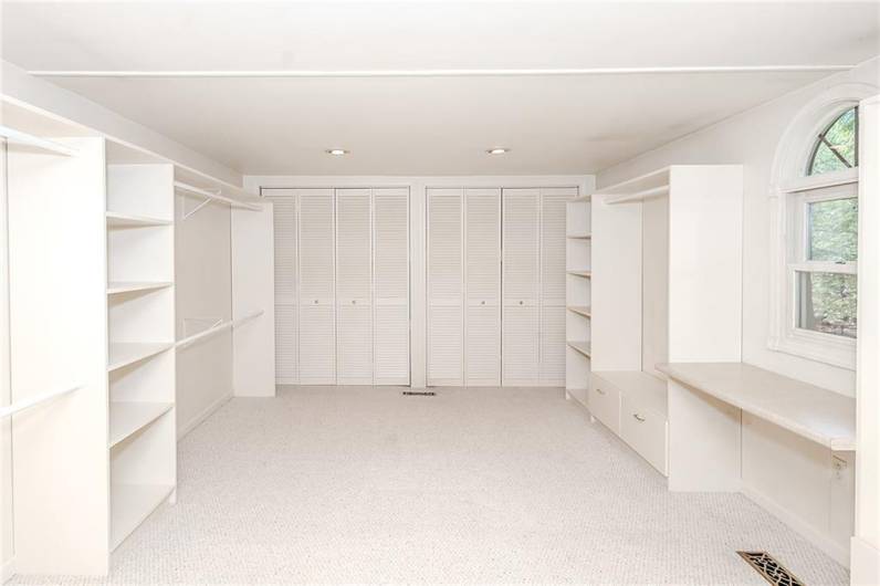 Primary Walk In Closet