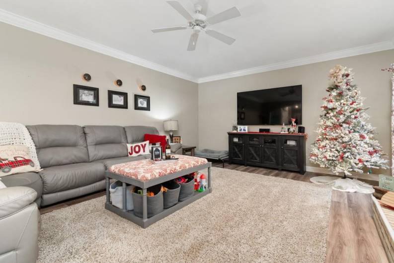 family room off of the kitchen & sunroom view 2