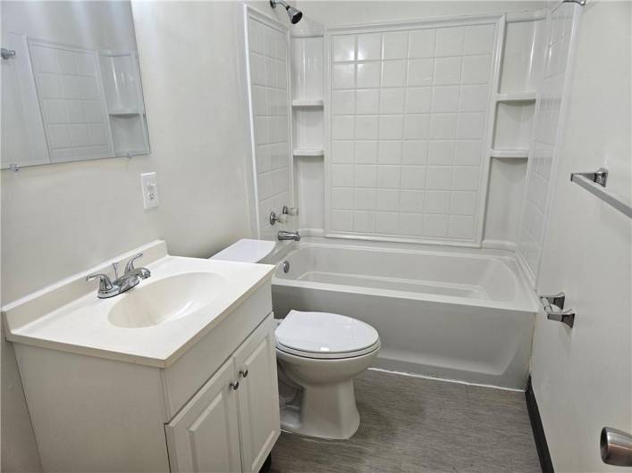 Brand new full bathroom