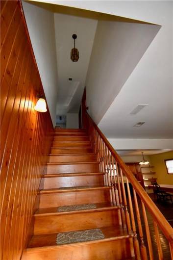 Beautiful flooring and wood work adorn house