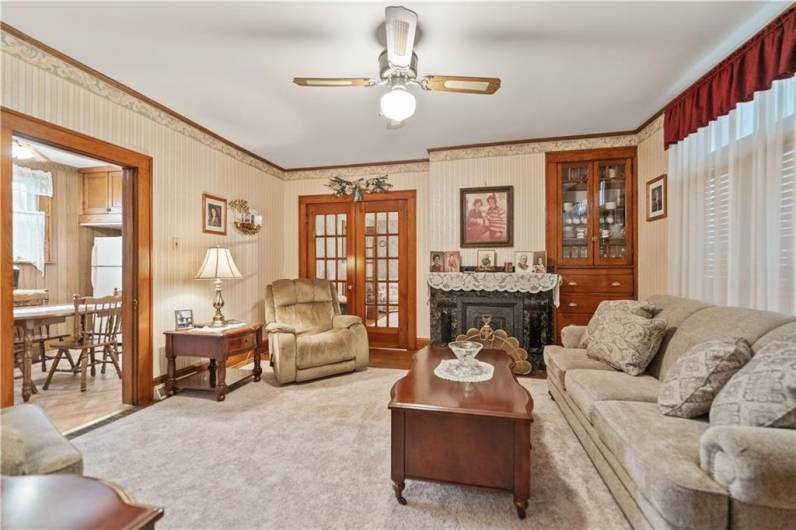 Living room on main floor. It could be a dining room as well!