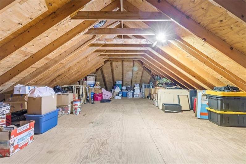 Full Walk-Up Attic from fourth bedroom