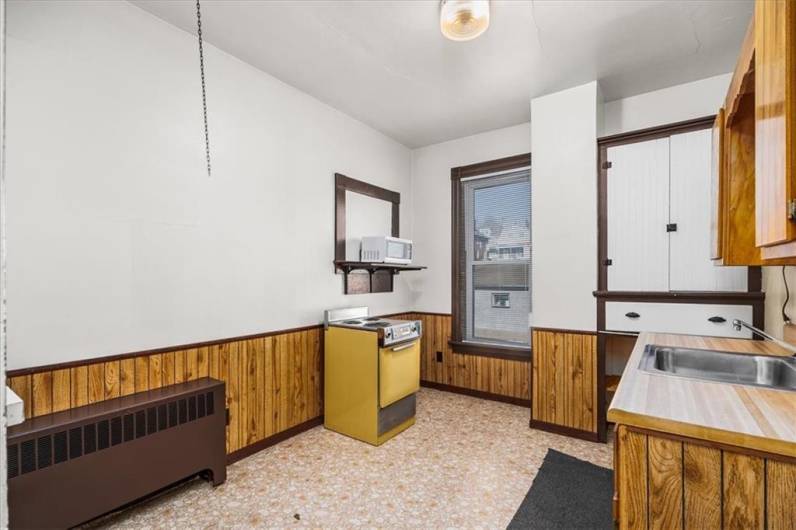 Another view of upstairs kitchen.