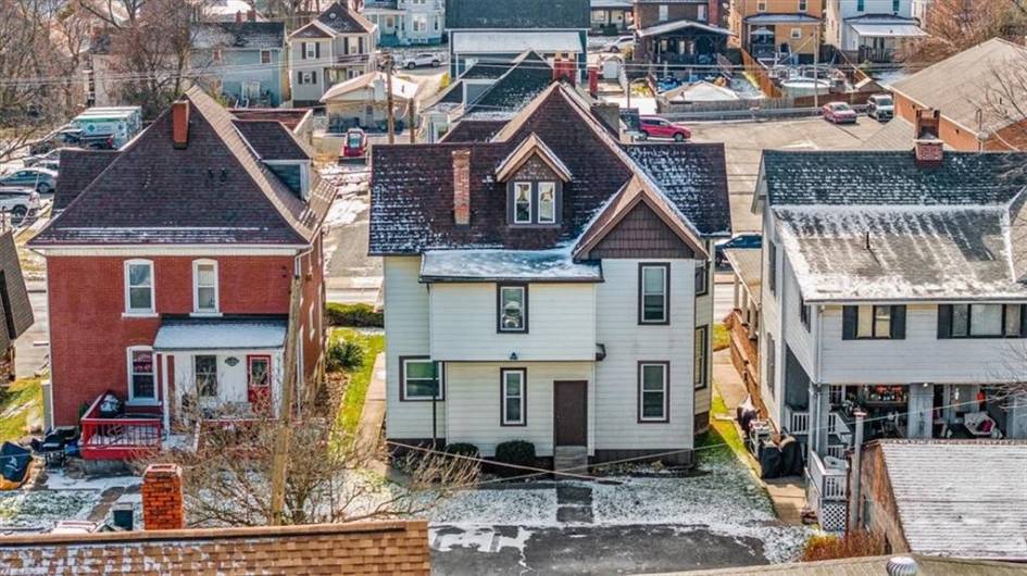 Two story with attic storage.