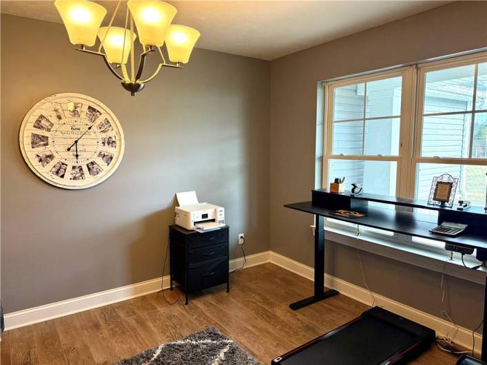 Formal Dining Room currently used as an Office.