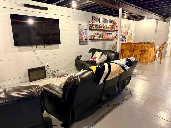 Lower Level Gameroom.