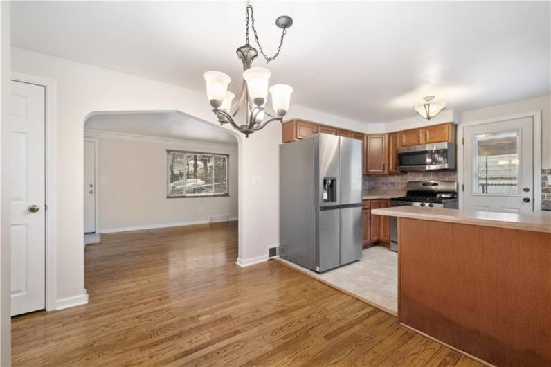 Tuck some bar stools under the counter and your friends can hang out while you whip up a culinary creation!