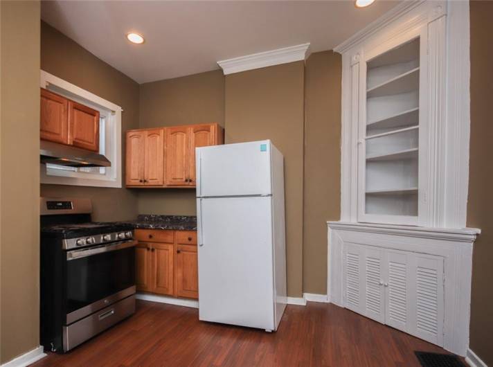 Large original pantry adds charm.