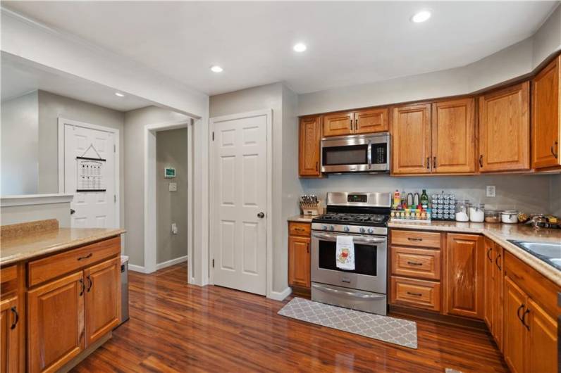 Updated Kitchen w/ Plenty of Counterspace & Cupboards