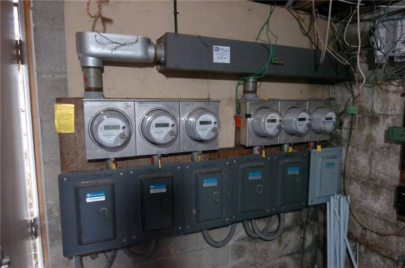 Electrical service meters