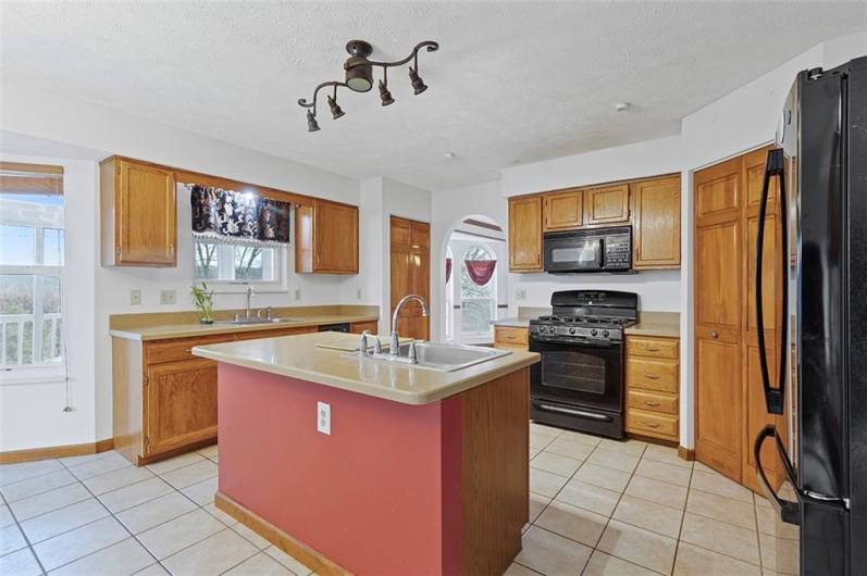 Two pantries in the kitchen