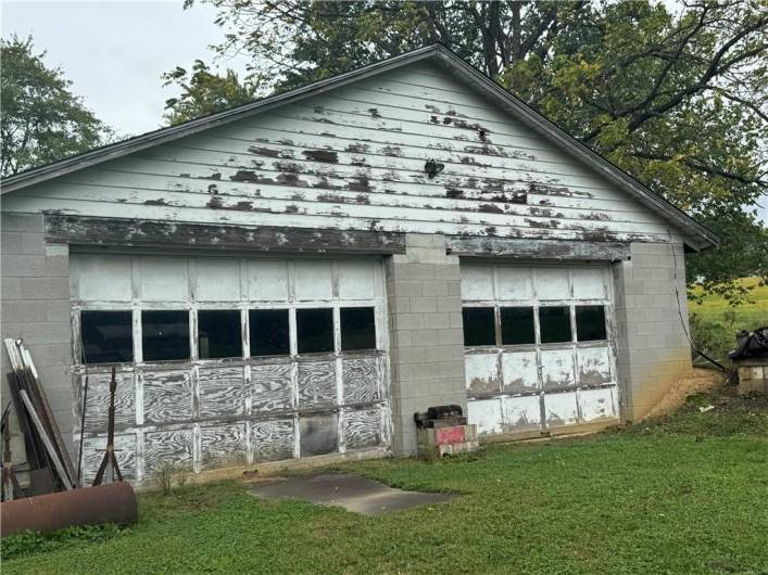 2 car heated garage