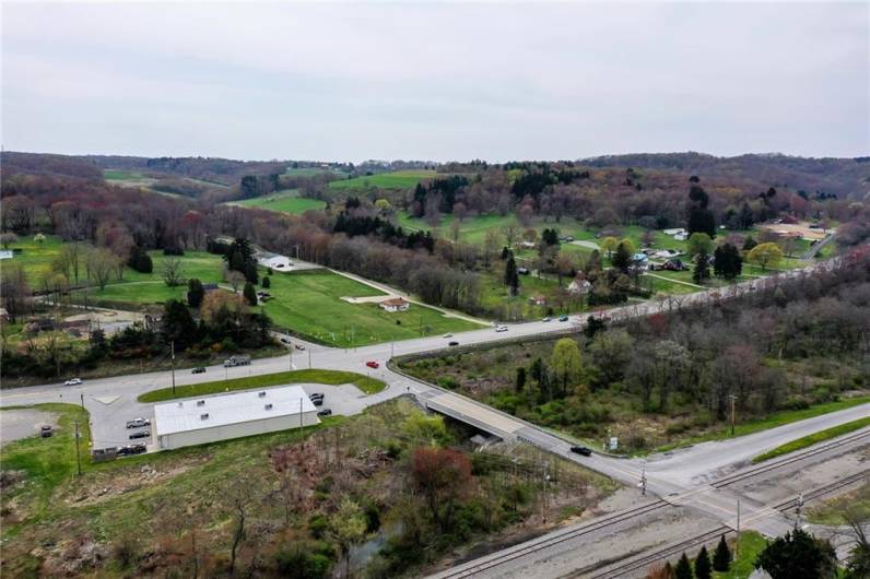 This shot is an overview of the BonnieBrook rd intersection