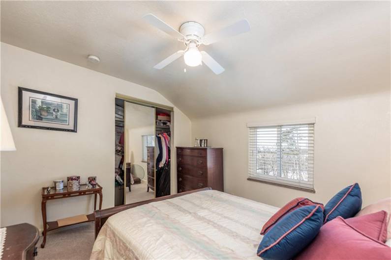 Bedroom #2 offers a very big closet as well.