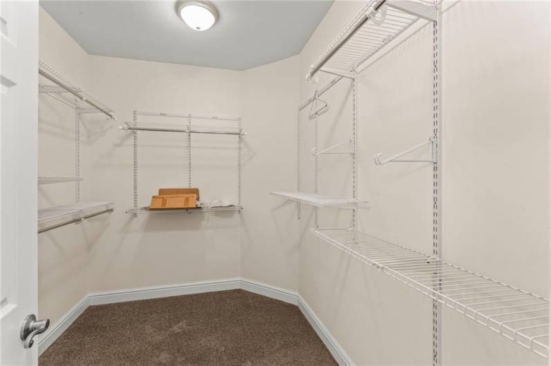 Owners Suite Walk-In Closet 206 Green Village Drive