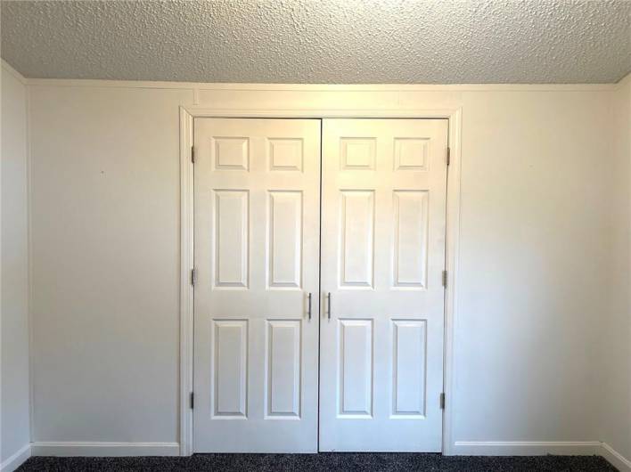 VERY SPACIOUS CLOSET WITH GOOD AMOUNT OF STORAGE SPACE.