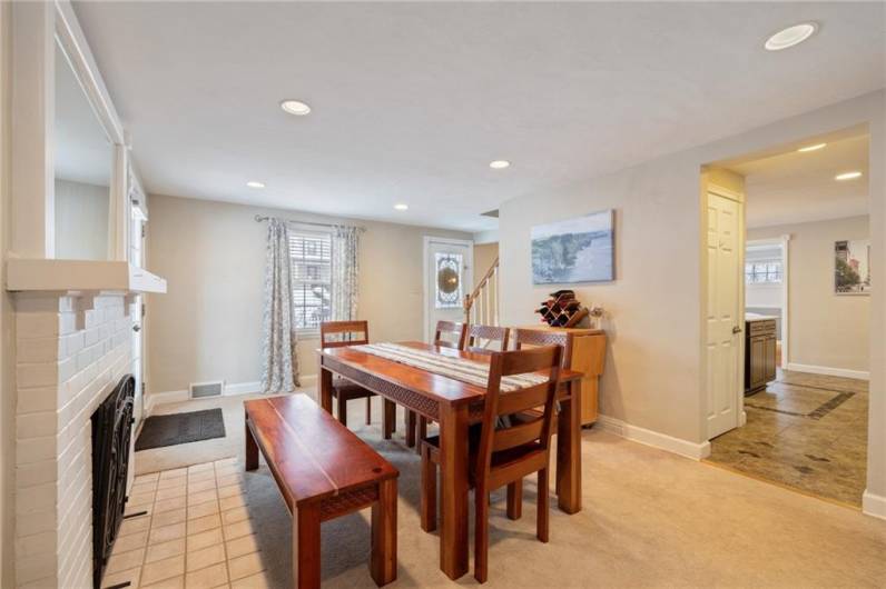 Formal dining room