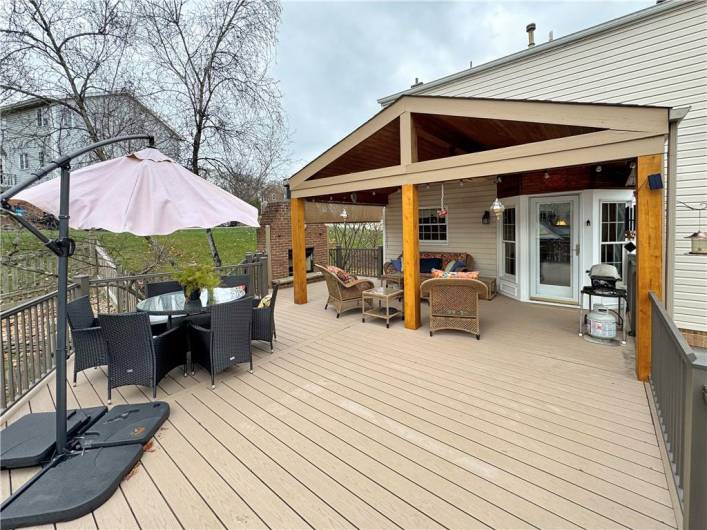 Rear deck will be great this summer!