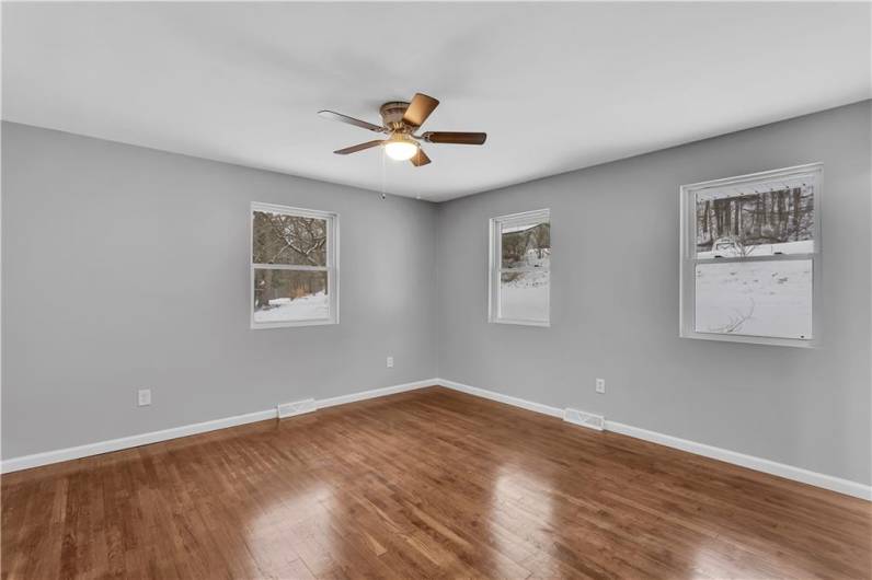 Primary Bedroom With Ceiling Fan