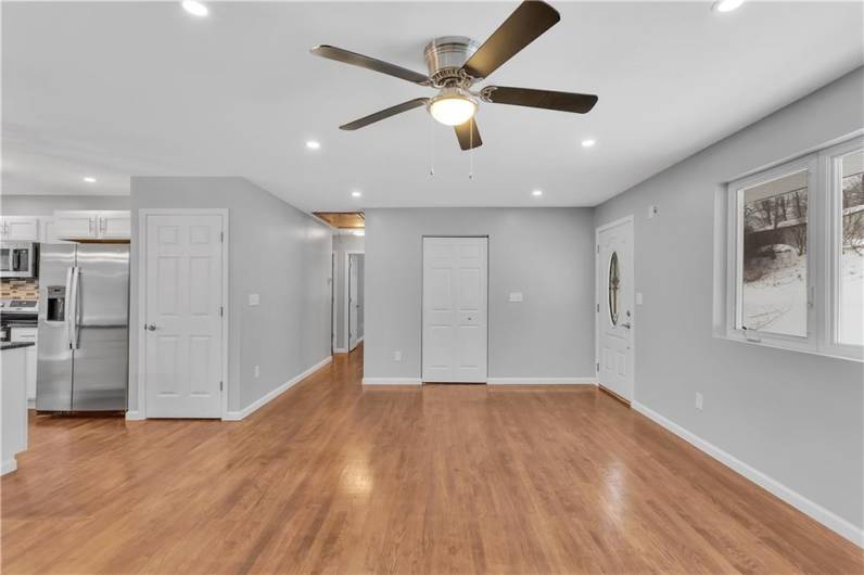 Updated Ceiling Fan. Open Concept Floor Plan.