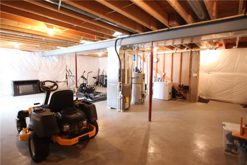 Plumber in front corner for Future Full Bathroom if Buyer desires to add in Future