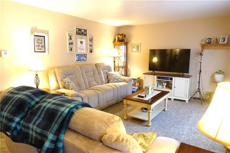 Spacious Living Room with Picture Window