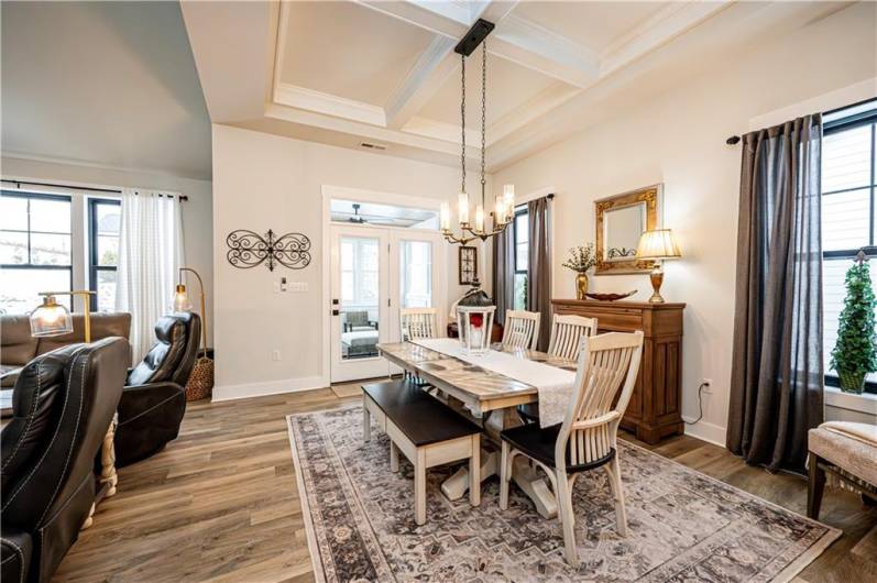 Kitchen Opens to the Dining Area and Family Room