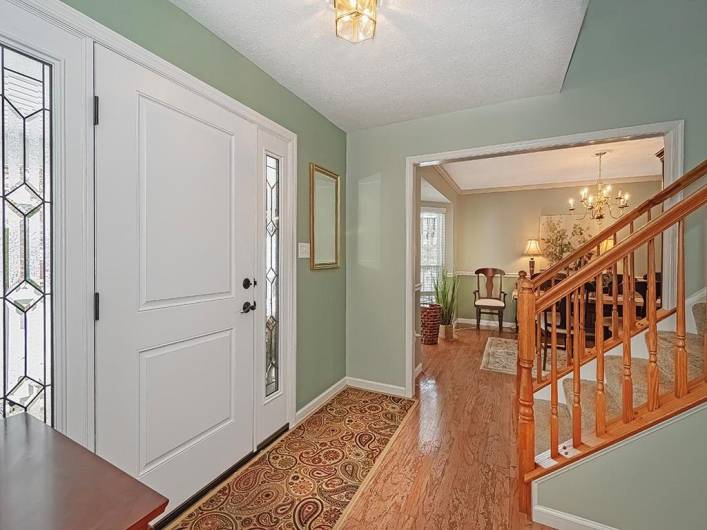 View from Entry thru to their Formal Dining Room.