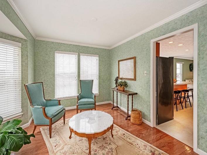 Adjacent to the Kitchen, this was initially designed as the Formal Dining Room, but as you can see, there are many options for use.