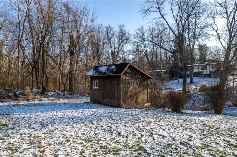 Your storage shed that is equipped with electric