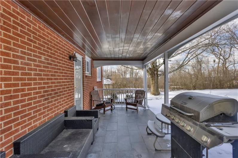 Your back patio is an inviting shaded area that will soon be your favorite go-to!