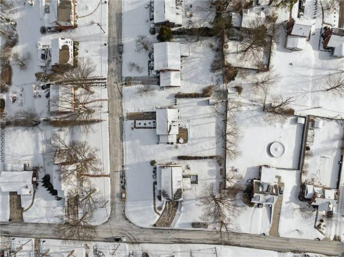 Arial view of this sought-after neighborhood