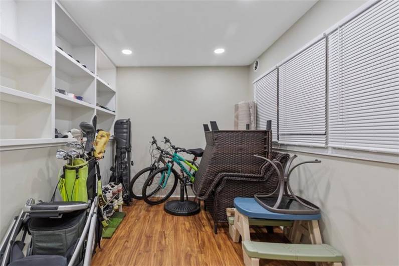 Surprise – a spacious storage and mudroom, perfect for keeping everything organized and your home clutter-free.