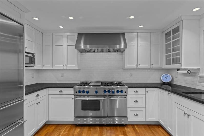 Chef's Kitchen with Custom Cabinetry