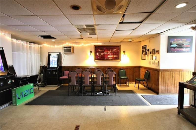 Additional Dining Area of Band set up w/ Dance Floor plus an extra room to the left, perfect location for additional poker machines offering private play area