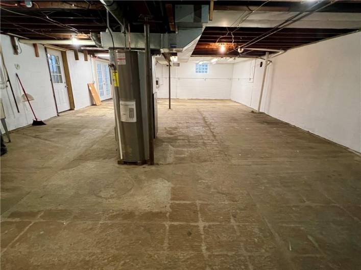 Huge basement with tons of potential to finish into livable space.