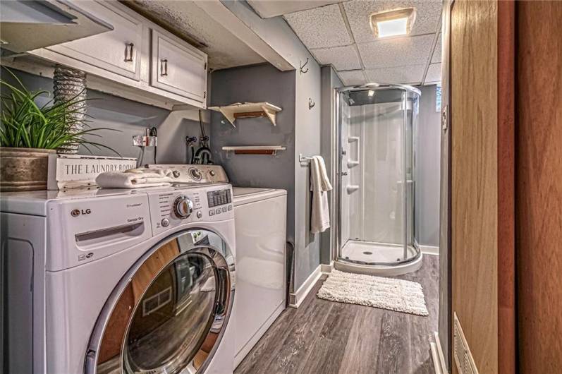 Easy access to a well-appointed laundry room, adding extra functionality to the space.