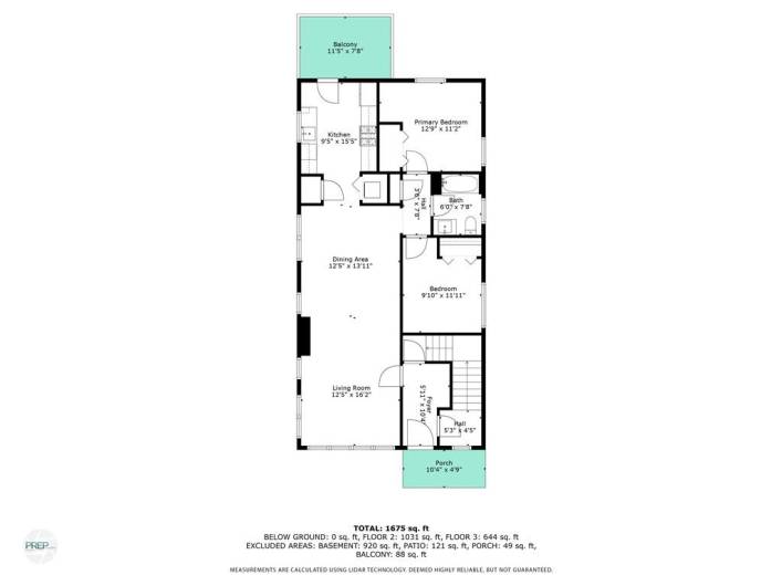 Floor plan of 438 N Fairmount Street, Unit 1, First floor unit