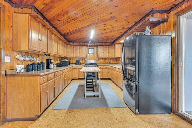 Storage for everything in this kitchen!