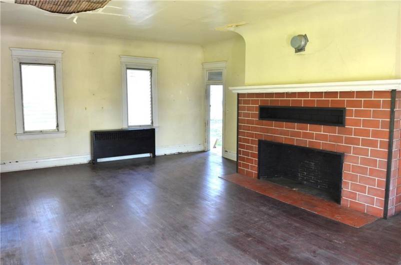 Guest House Main Room with Fireplace