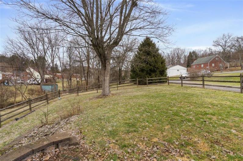 Looking for privacy, quiet time and a serene area to live.  Come and look at this lovely fenced-in back yard. Over .5 aces of yard.