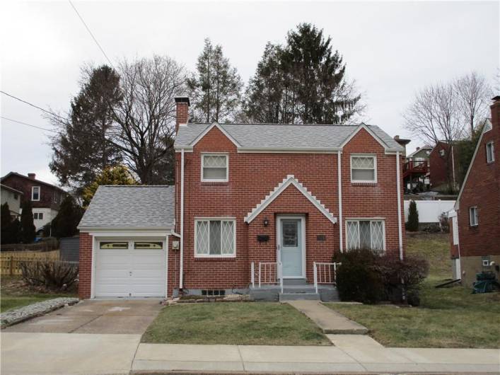 Welcome to this 3 bedroom, 1.5 bath all brick Two Story. This house has such GREAT curb appeal with newer major mechanics all ready done!  Conveniently located and a must see!