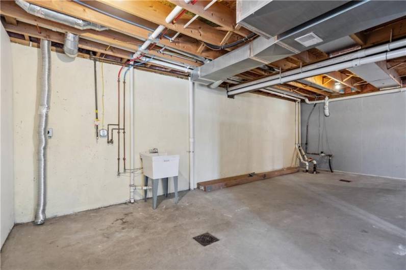 Laundry Room with Sump Pump