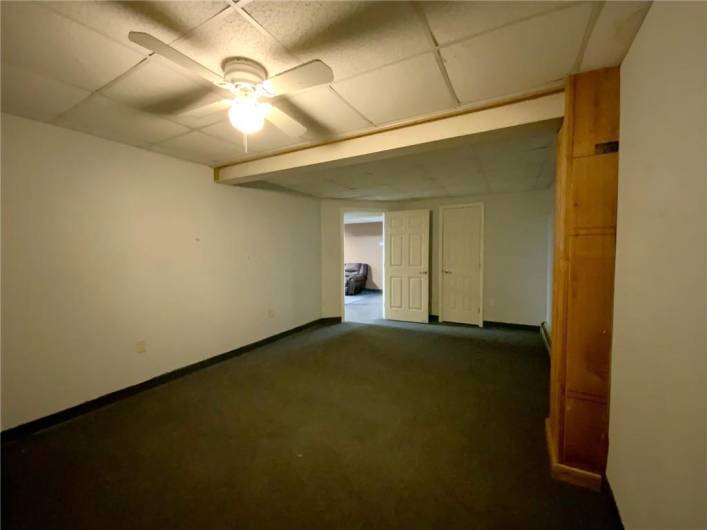 Lower level studio apartment