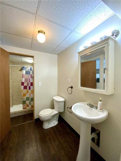 Lower level studio apartment