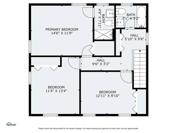 Upper-Level Floor Plan