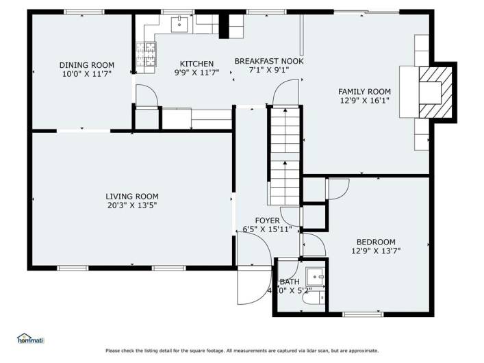 Main Level Floor Plan