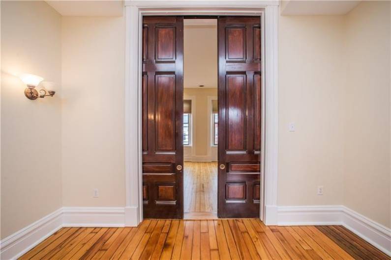 Awesome pocket doors!