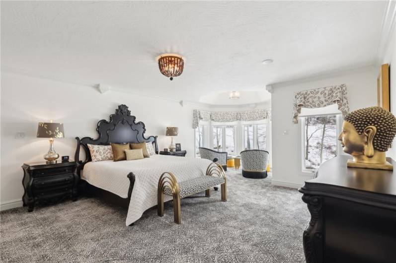 Majestic primary suite.