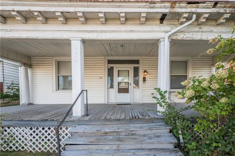 Entrance to Apt#3 is to the left before going up the steps.